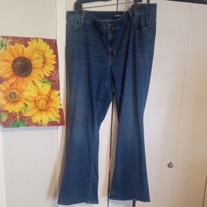 Old Navy Women's Blue Flare Jeans